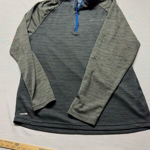 Free Country Quarter Zip Pullover XXL Gray Athletic Lightweight